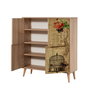 Hanah Home Multilux - 734 Armario multiusos Roble Sonoma